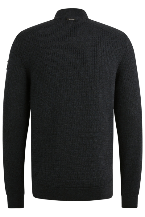 Vanguard half zip collar cotton mouline